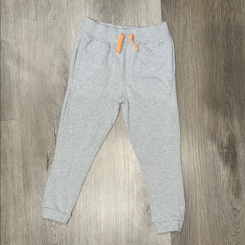 Eddie Bauer Kids Gray Sweatpants with Orange Accents